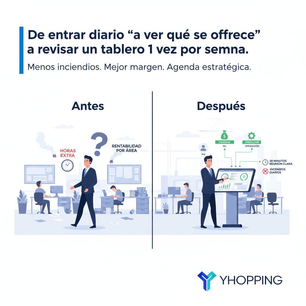 Transformación financiera Yhopping